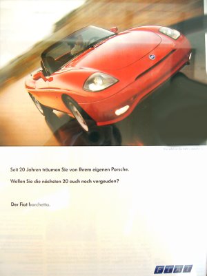 Anzeige Fiat-Porsche